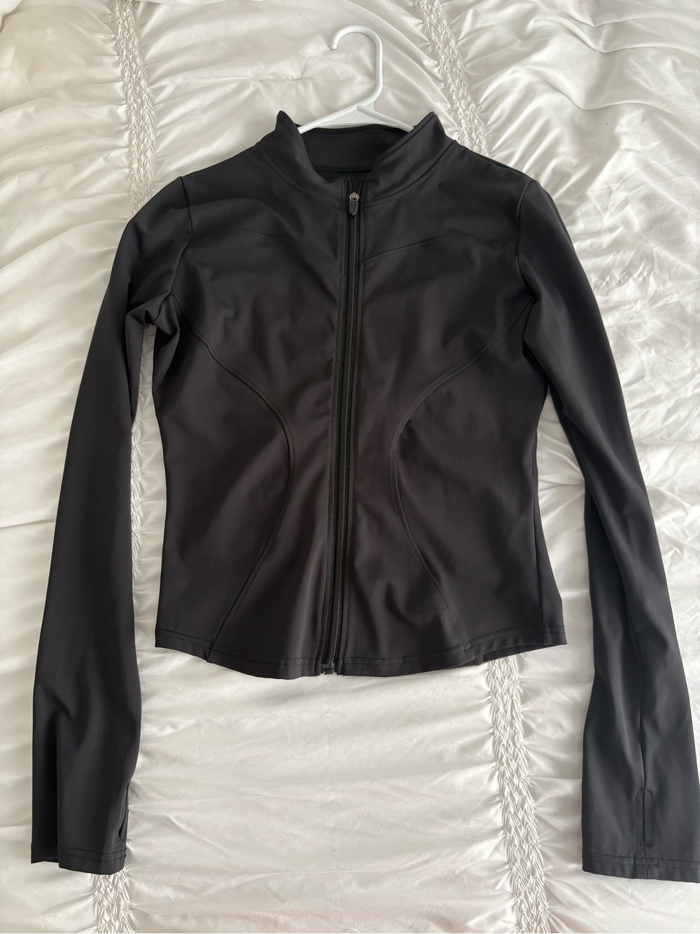 Black Zip-Up Utility Sweater